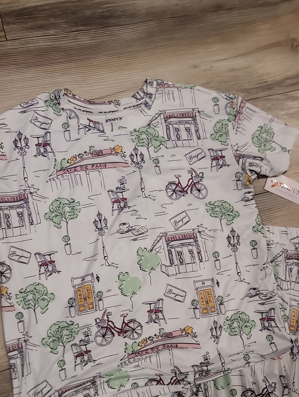 Nwt Paris Themed P.j.s - Picture 2 of 3